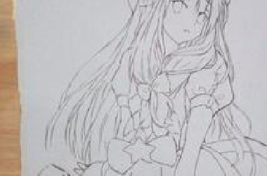 【手绘改画】动漫女性人体轮廓改画