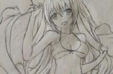 【手绘改画】青春少女的人体改画