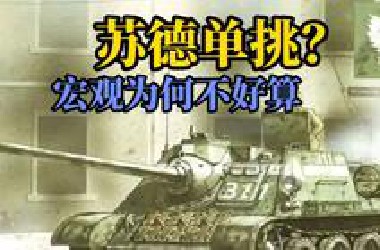 【盖桶解毒】东线是苏军完全单挑轴心嘛？为什么我不喜欢宏观